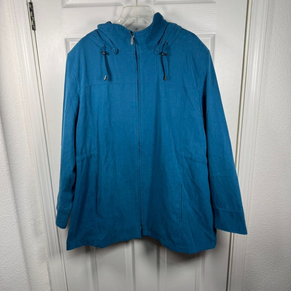 London Fog Teal Women's Utility Jacket‎